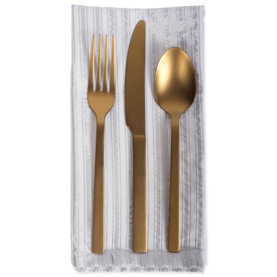 DII® Silver Stripe Napkins, 6ct.